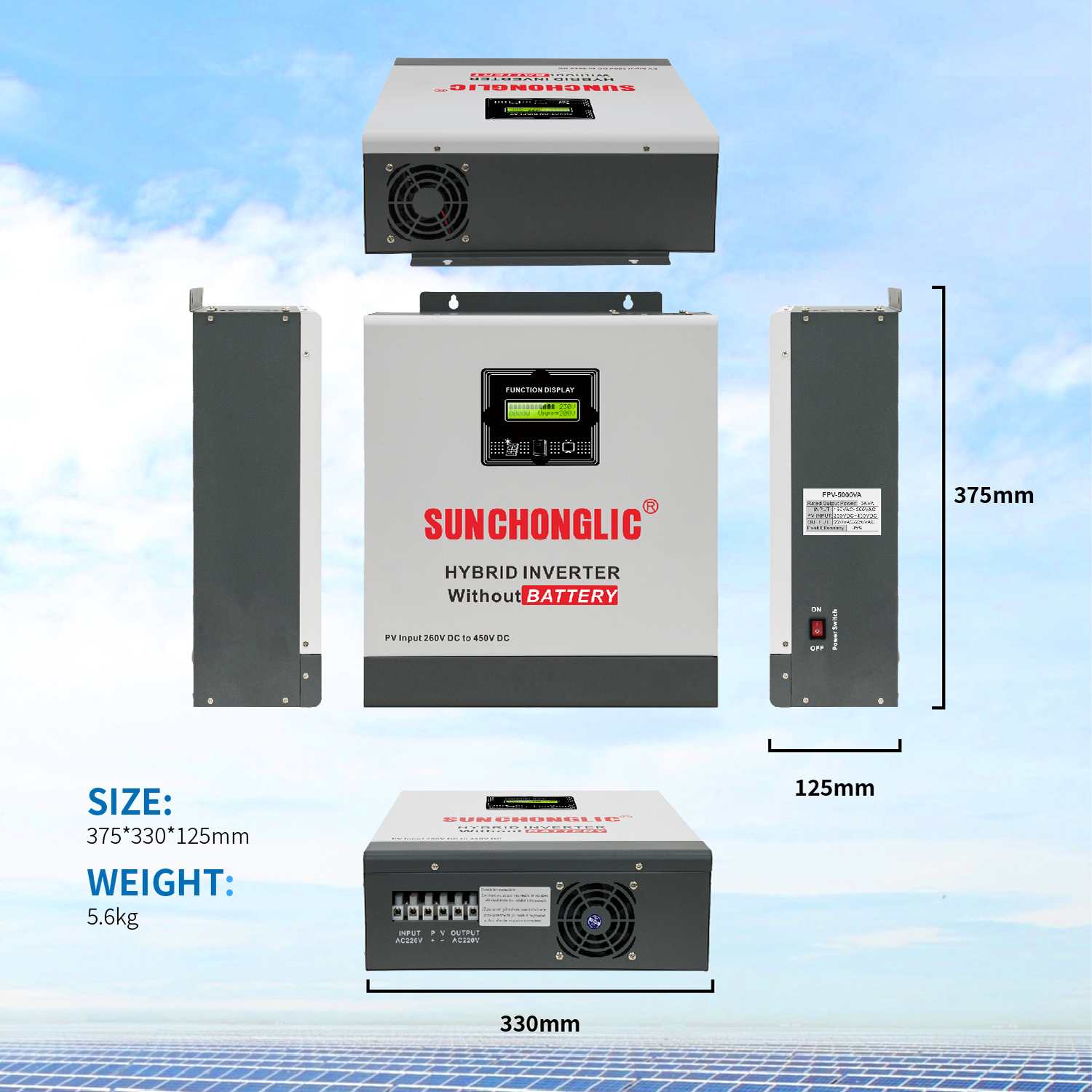 Hybrid Solar Inverter - Solar Inverter Without Battery